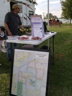 Ripley County EMA conducts outreach at the Ripley County Fair Ripley County EMA conducts outreach at the Ripley County Fair