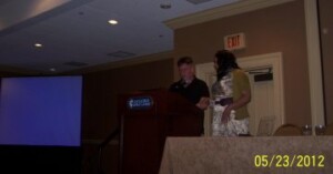 Giving a presentation at the Medical Reserve Corp. National Conference Giving a presentation at the Medical Reserve Corp. National Conference